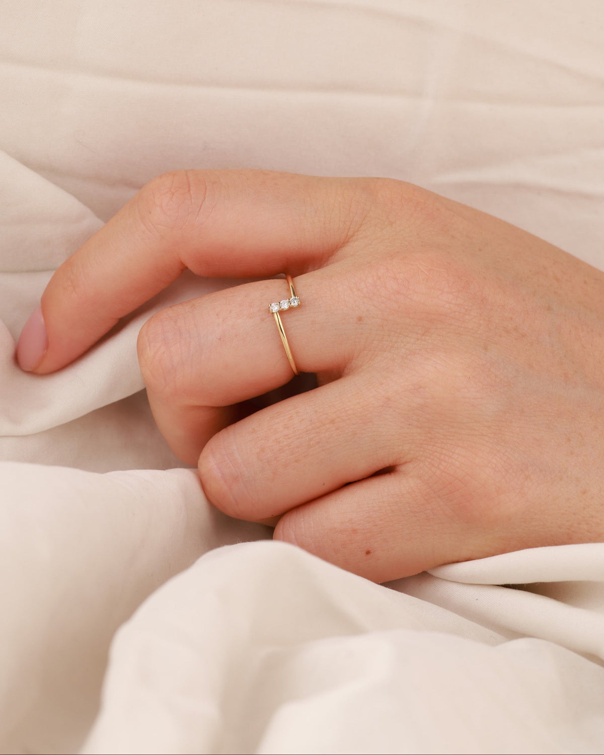 Starlight diamond ring