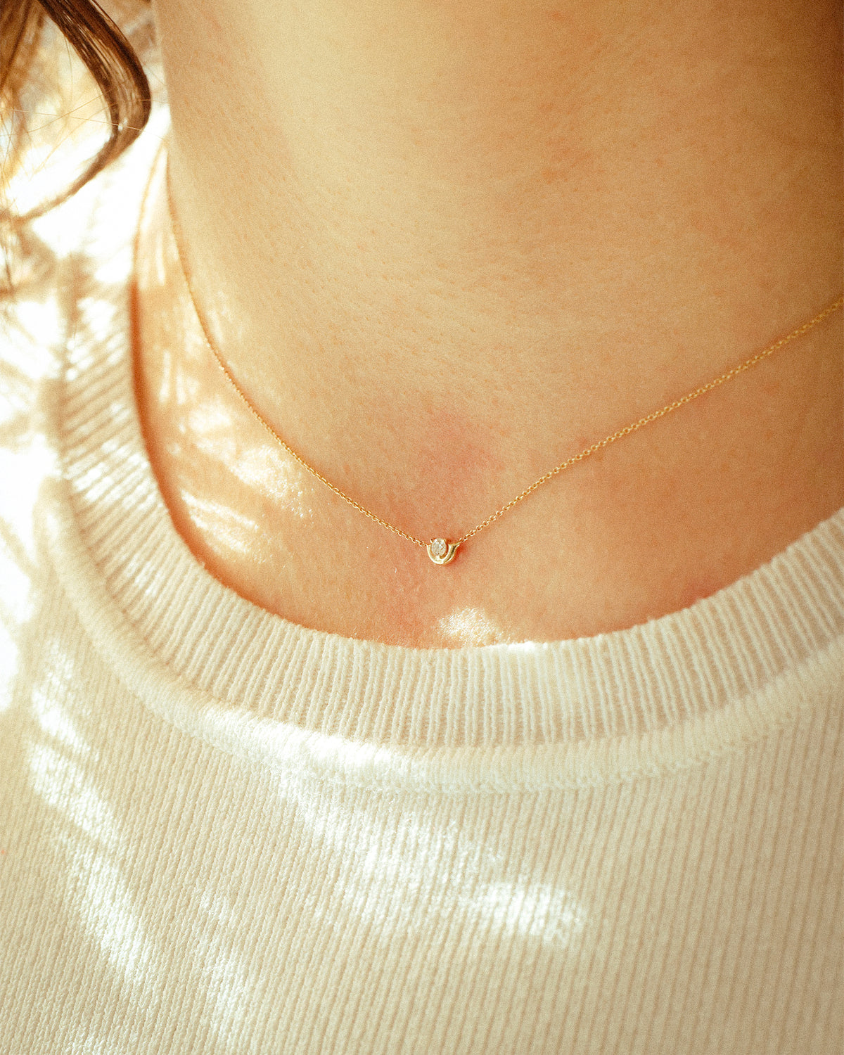 Gold Tulip Necklace