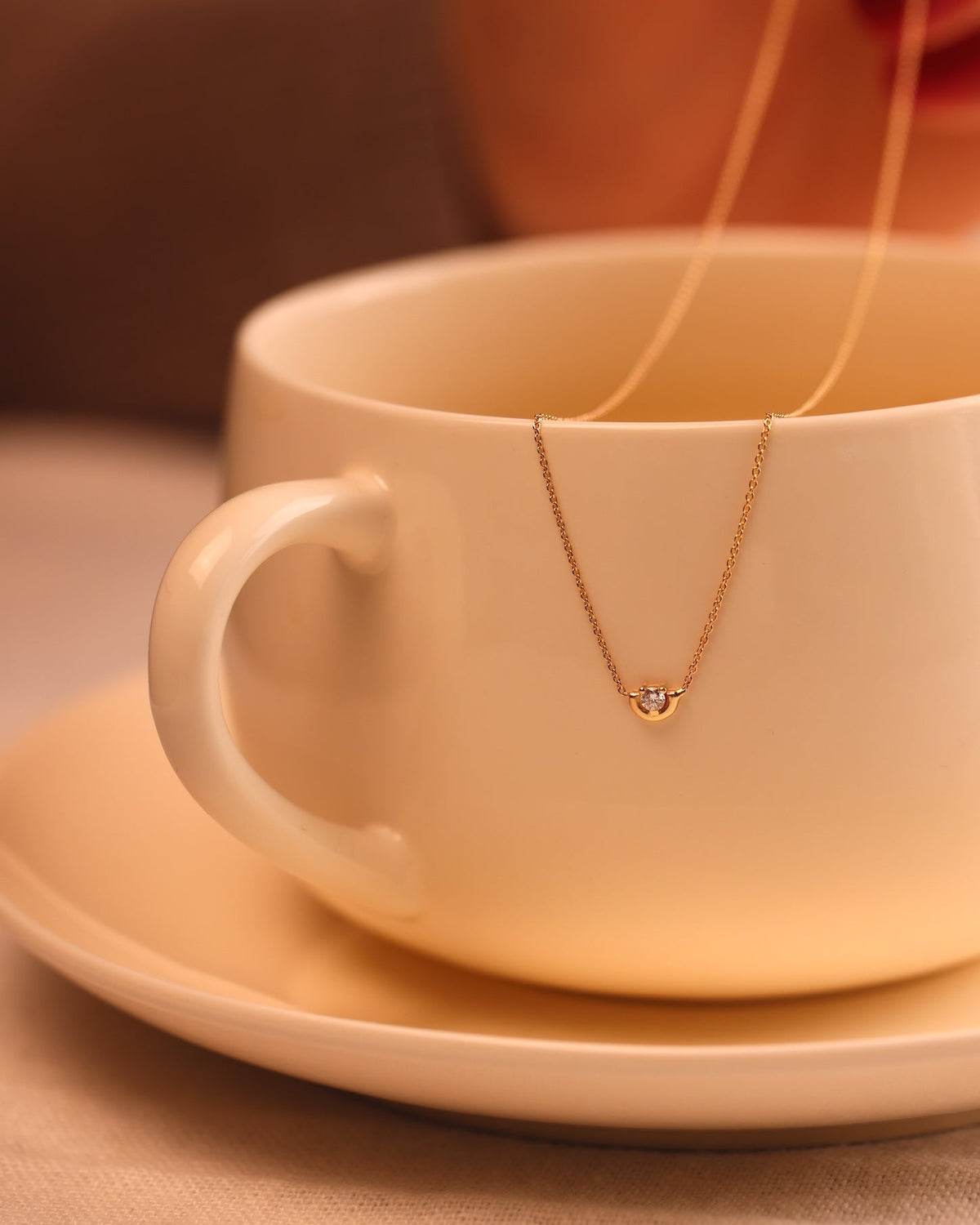 Gold Tulip Necklace