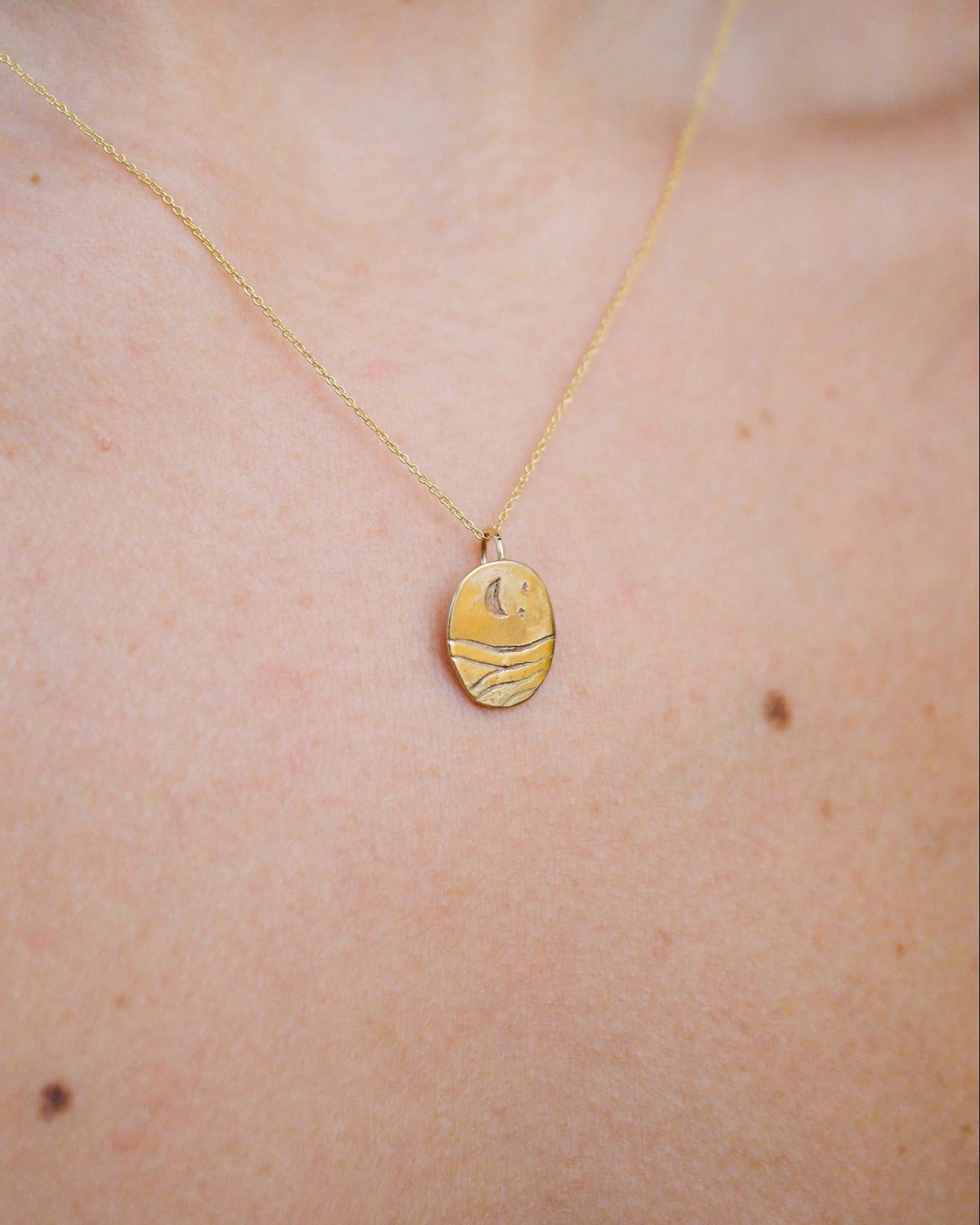 Ethos Moon and Sea Pendant